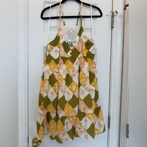 Mittoshop Patchwork Babydoll Dress